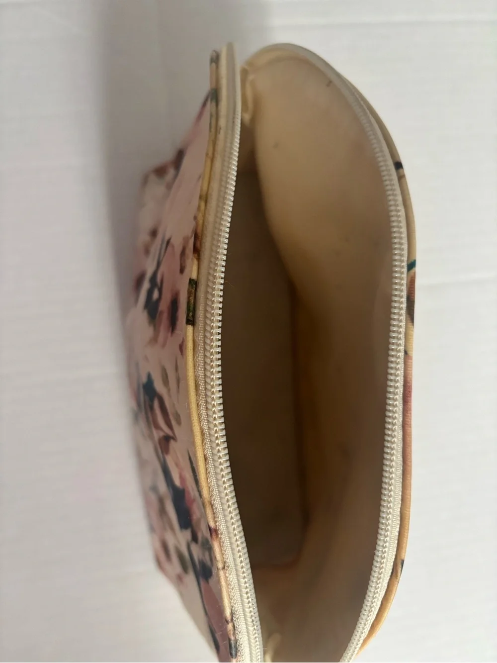 Ollie & Olivia Large Floral Cosmetic Pouch - (Empty)